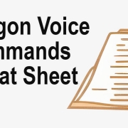 Dragon Voice Commands Cheat Sheet